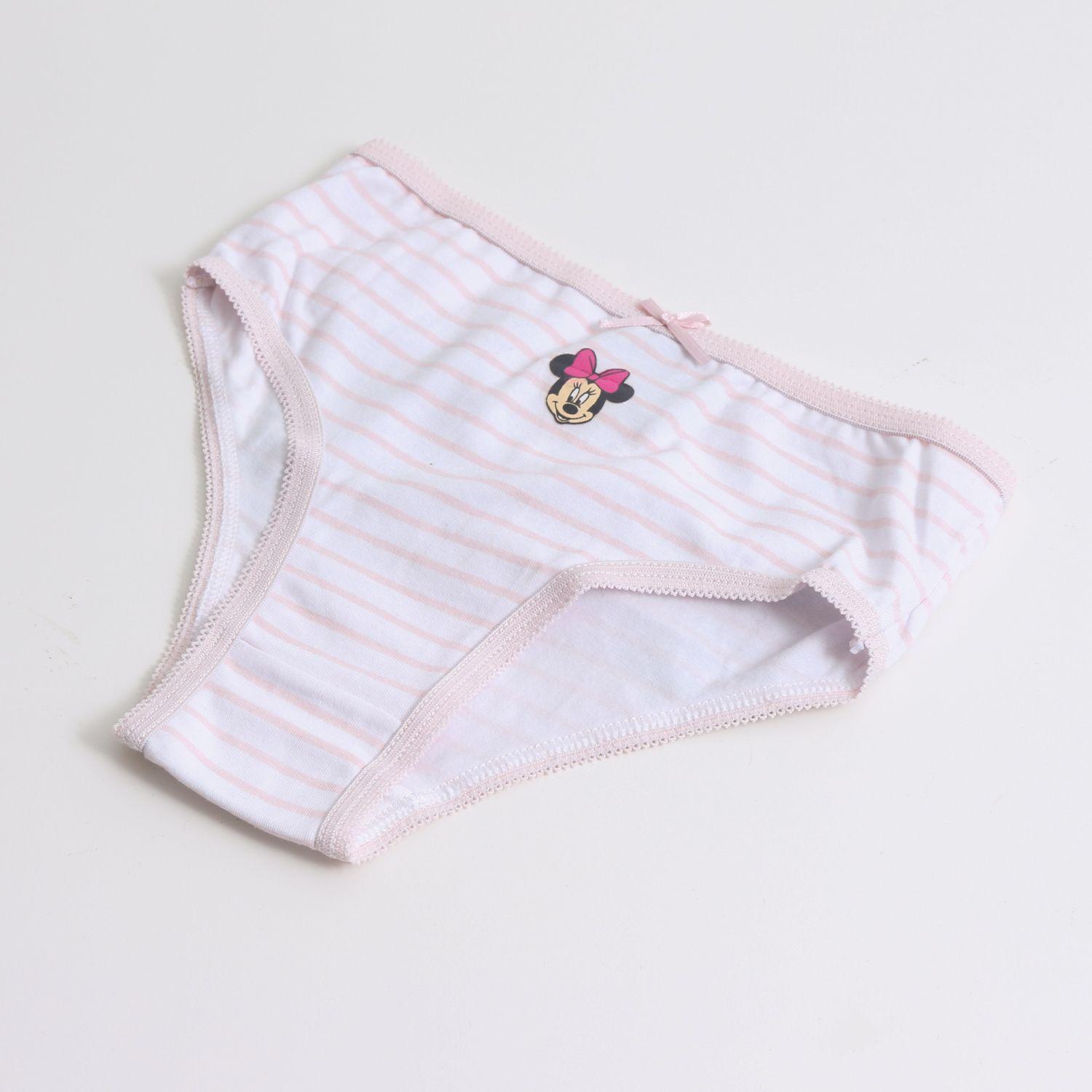 Tripack Calzón Niña Full Print Minnie Rosado Disney-3