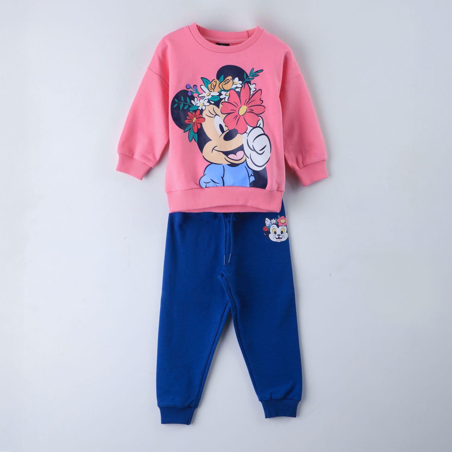 Conjunto Buzo Niña Minnie Disney Rosado-1