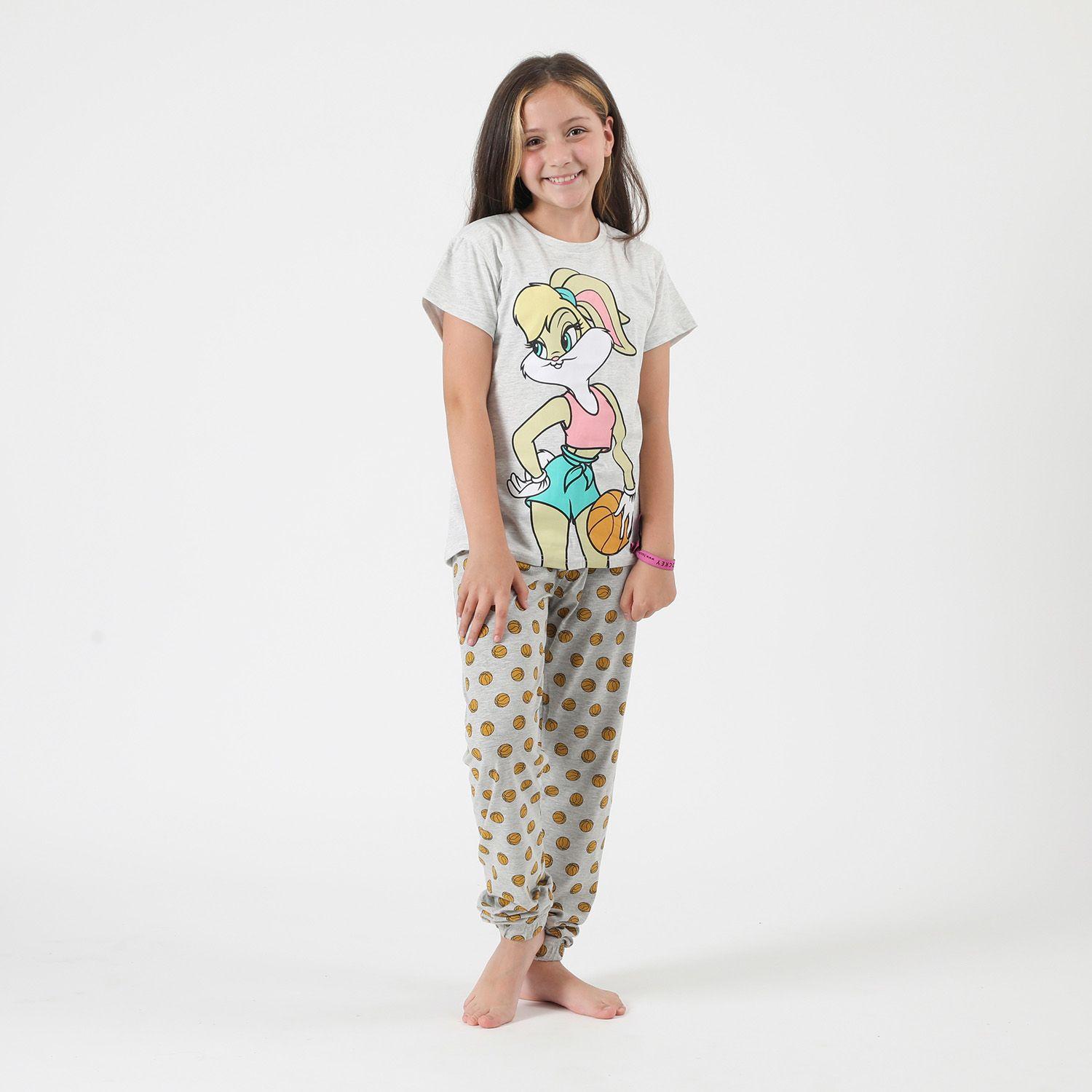 Pijama Niña Basketball Blanco Looney Tunes-0