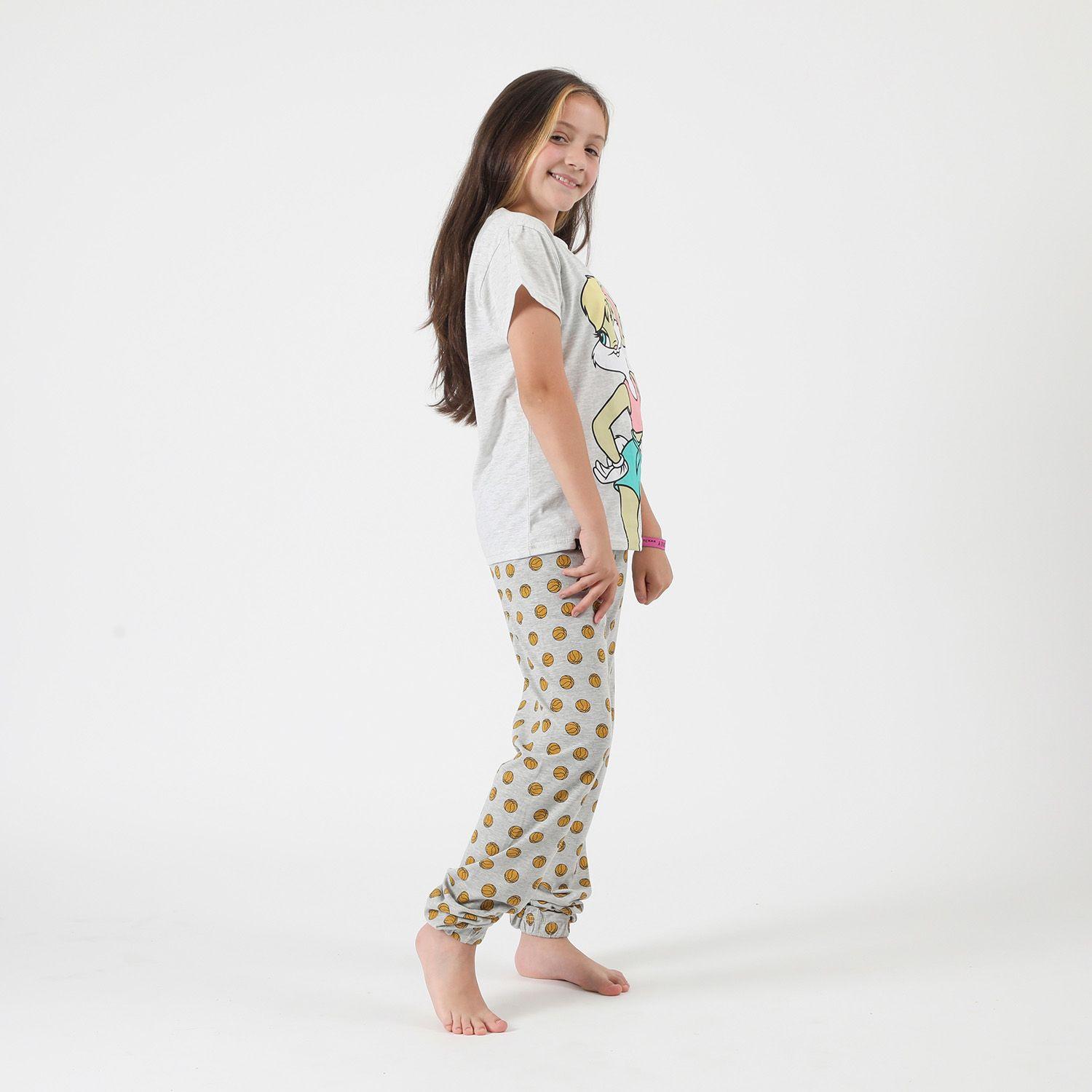 Pijama Niña Basketball Blanco Looney Tunes-1