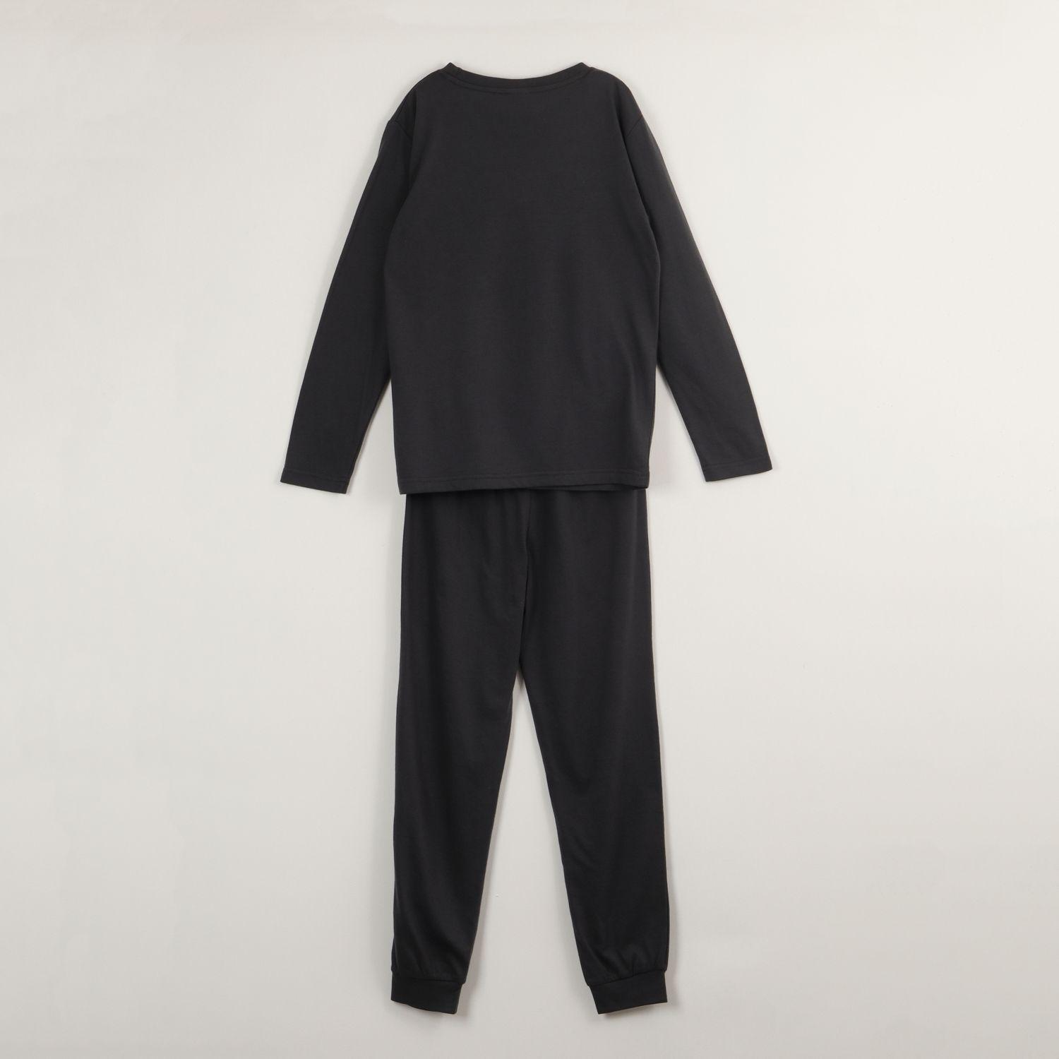 Conjunto Pijama Niño Create Gris Minecraft-3