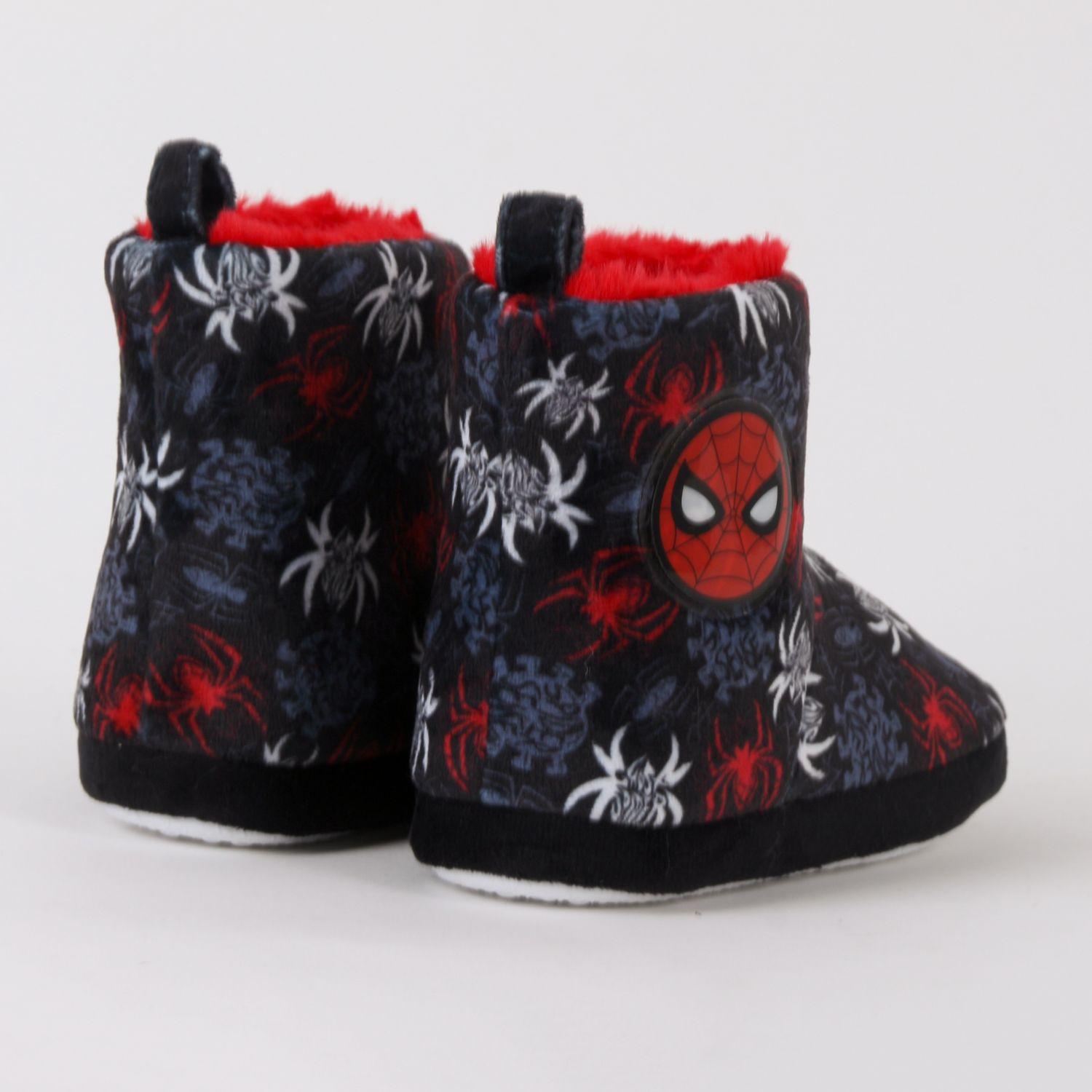 Pantufla Bota Niño Invernal Full Print Spiderman Gris Marvel-2
