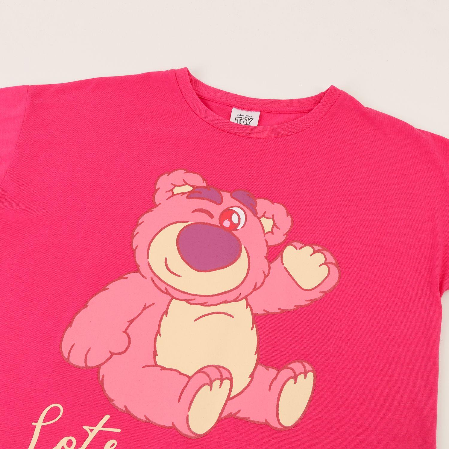 Polera Manga Corta Niña Fucsia Lotso Toy Story Disney-2