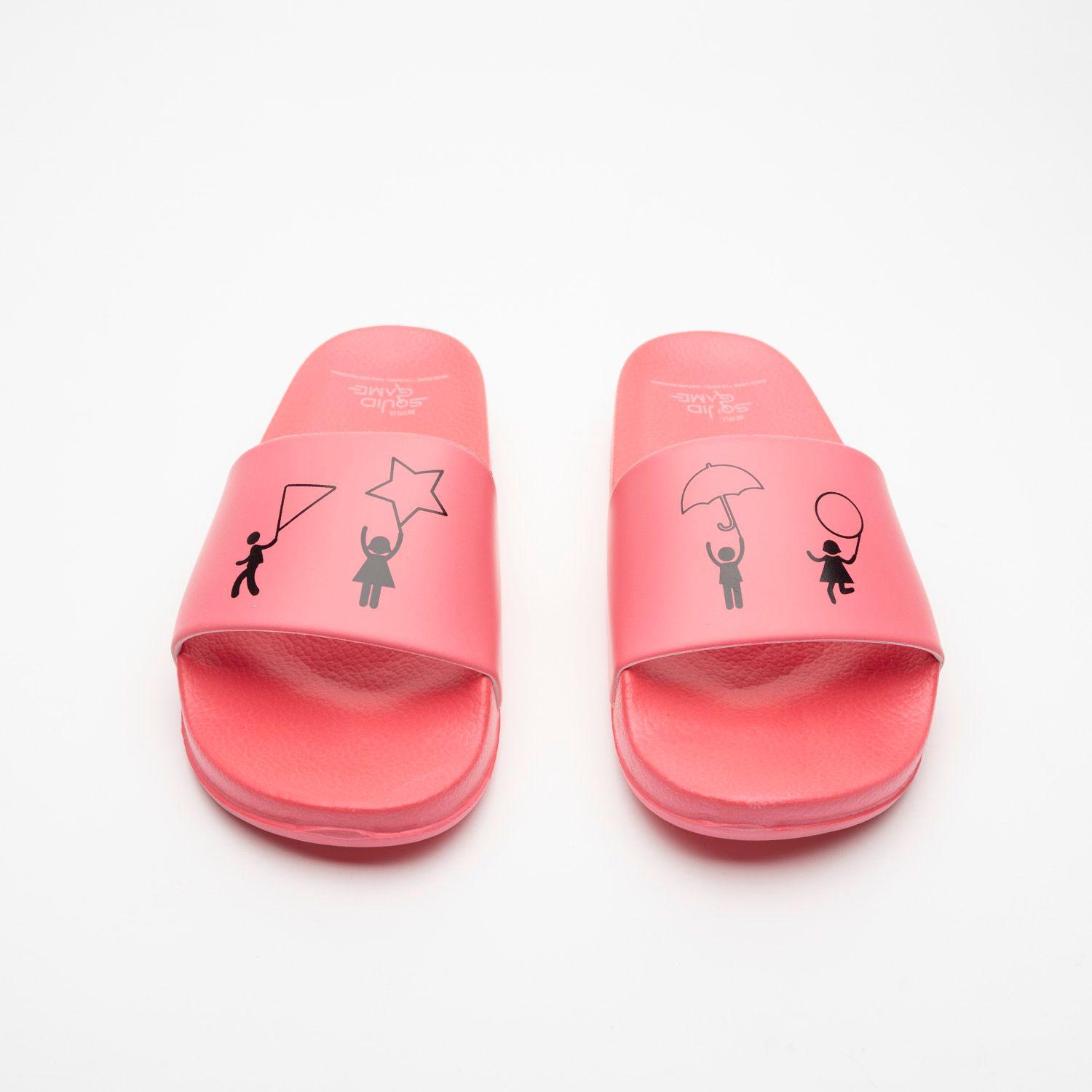 Sandalias Mujer Total Pink Rosado Juegos del Calamar-1