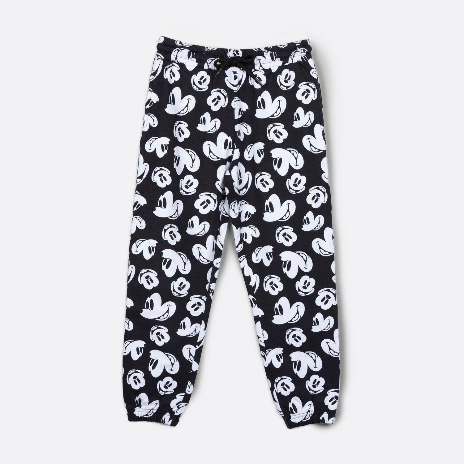 Pantalon de Buzo Niño Full Print Mickey Gris Disney-2