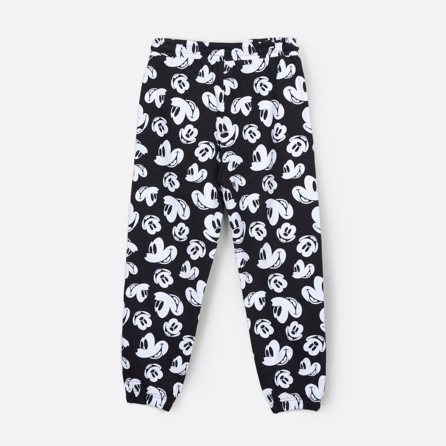 Pantalon de Buzo Niño Full Print Mickey Gris Disney-3