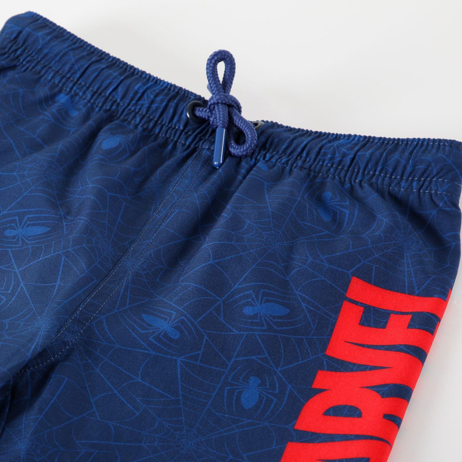 Traje de Baño Niño Spiderman Azul Marvel-2