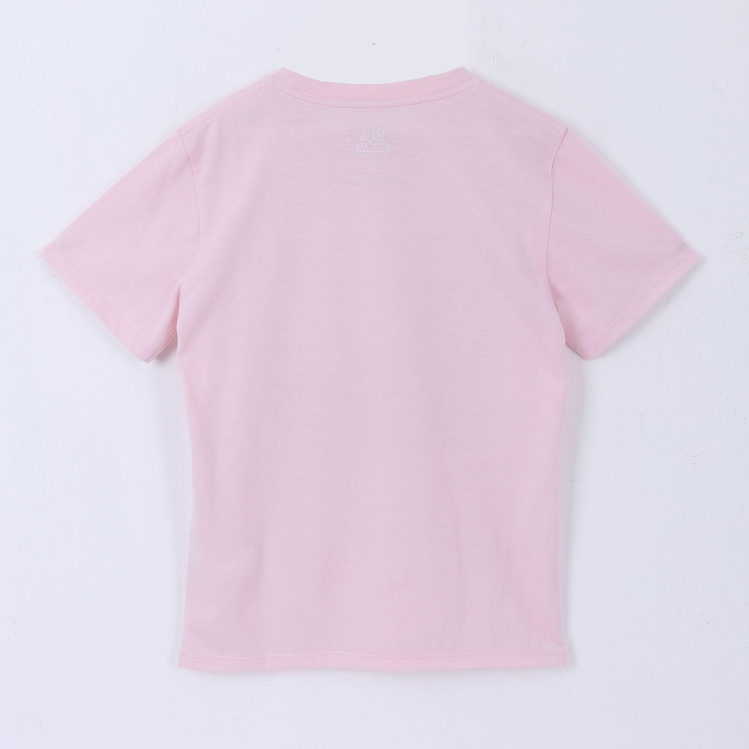 Polera Manga Corta Niño Rosado Corazon Bob Esponja-1