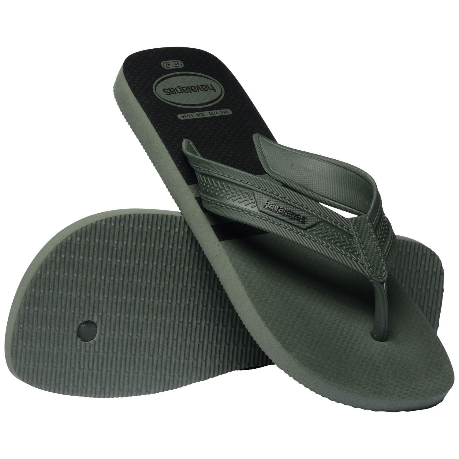 Sandalia Hombre City Basic Verde Oliva Negro Havaianas-3