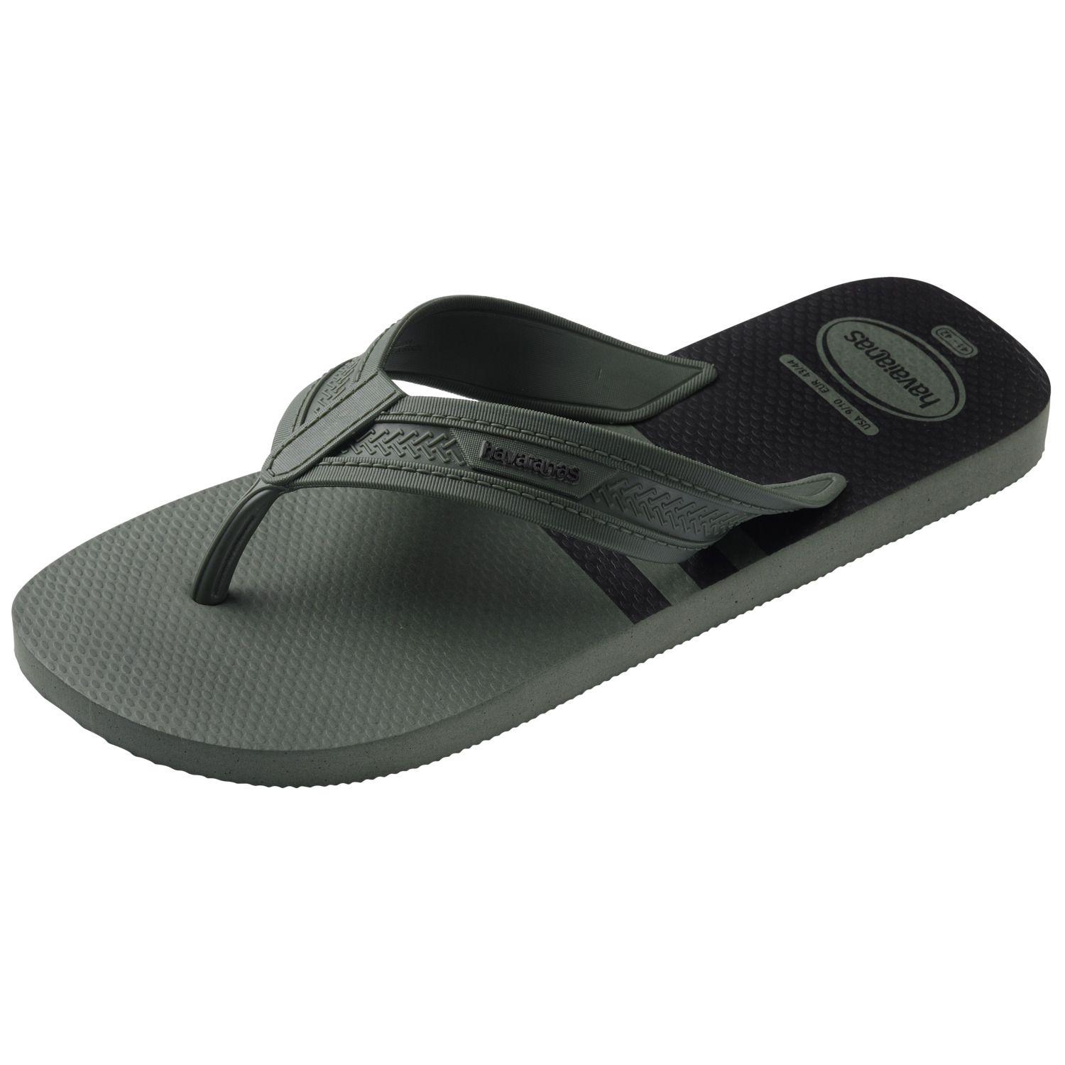 Sandalia Hombre City Basic Verde Oliva Negro Havaianas-5