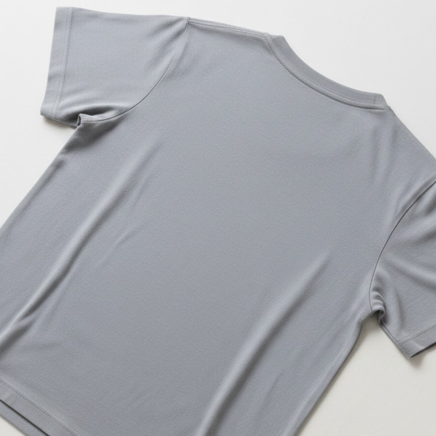 Polera Manga Corta Lips Gris Kiss-2