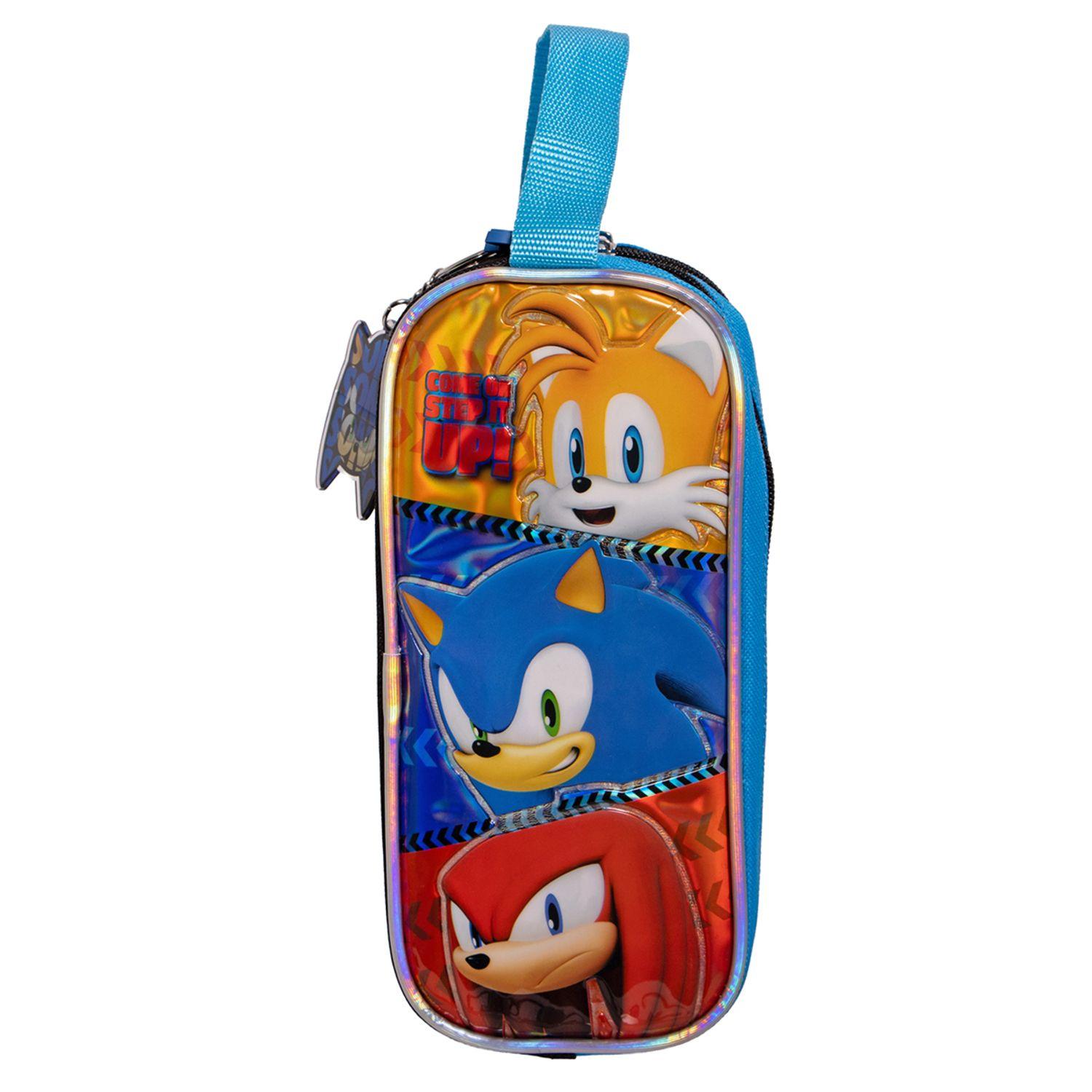 Estuche Escolar Niño Team Sonic Azul Sonic-0