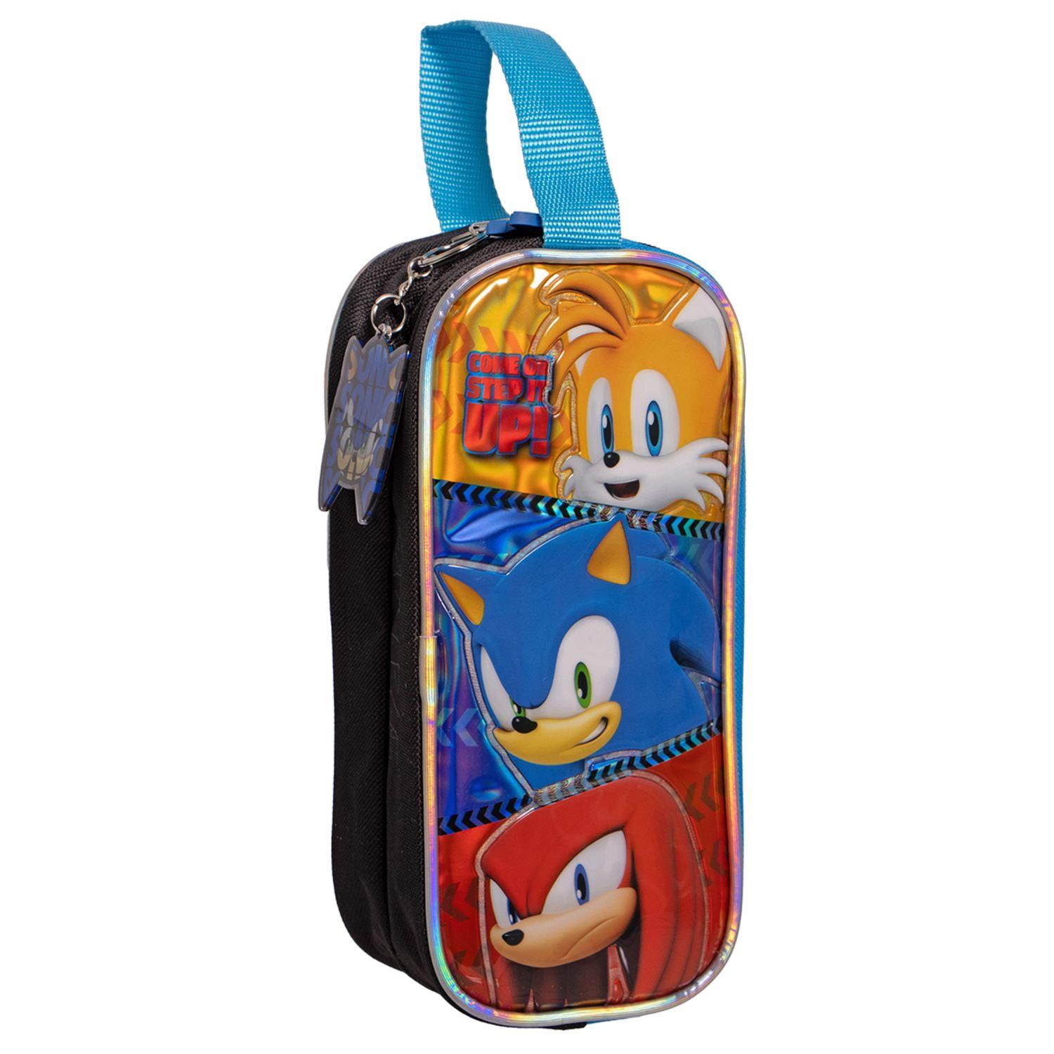 Estuche Escolar Niño Team Sonic Azul Sonic-1
