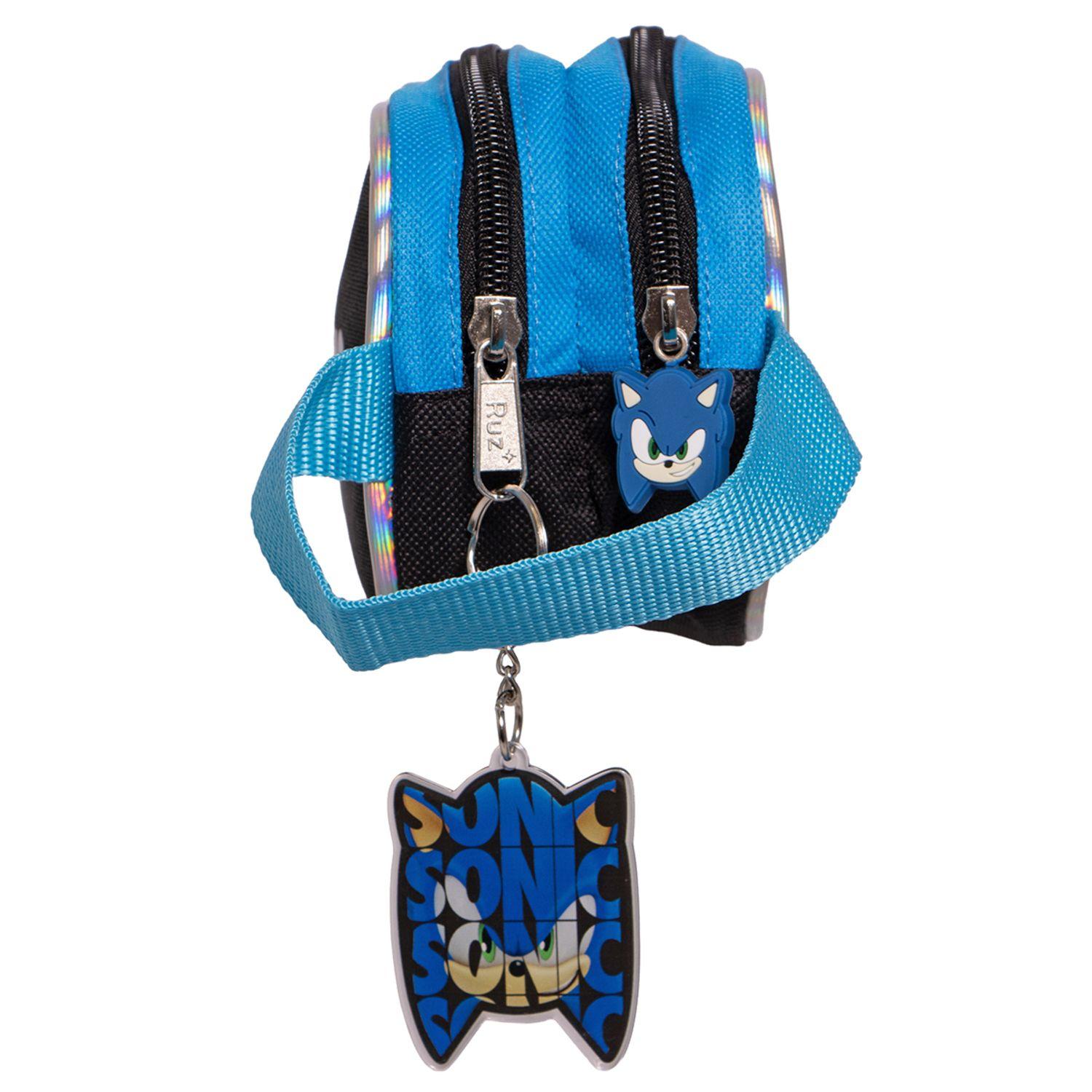Estuche Escolar Niño Team Sonic Azul Sonic-2