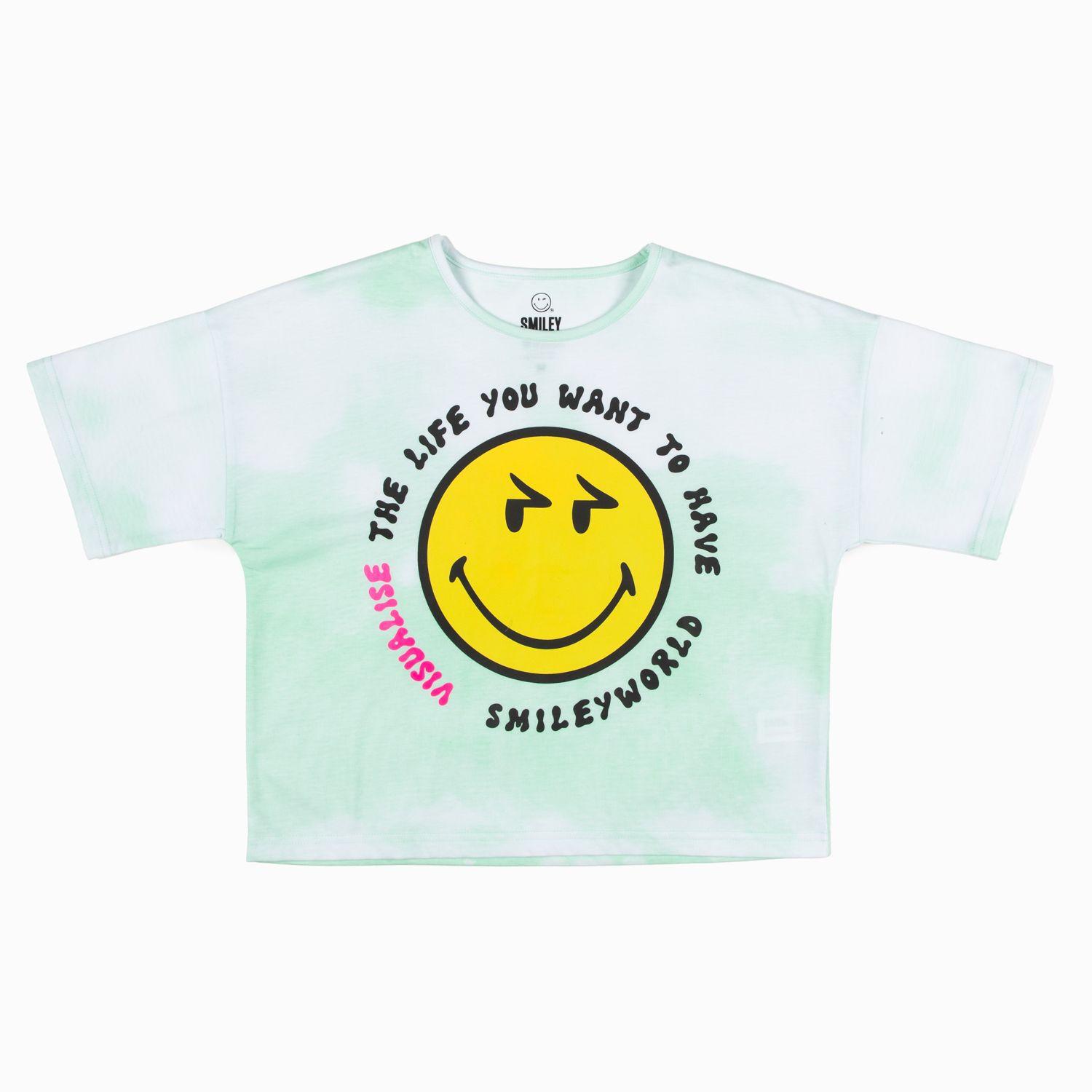 Polera Niña The Life Turquesa SmileyWorld ®-3