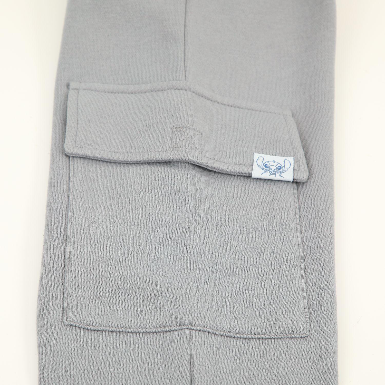 Pantalón de Buzo Niña Cargo Lilo & Stitch Gris Disney-4