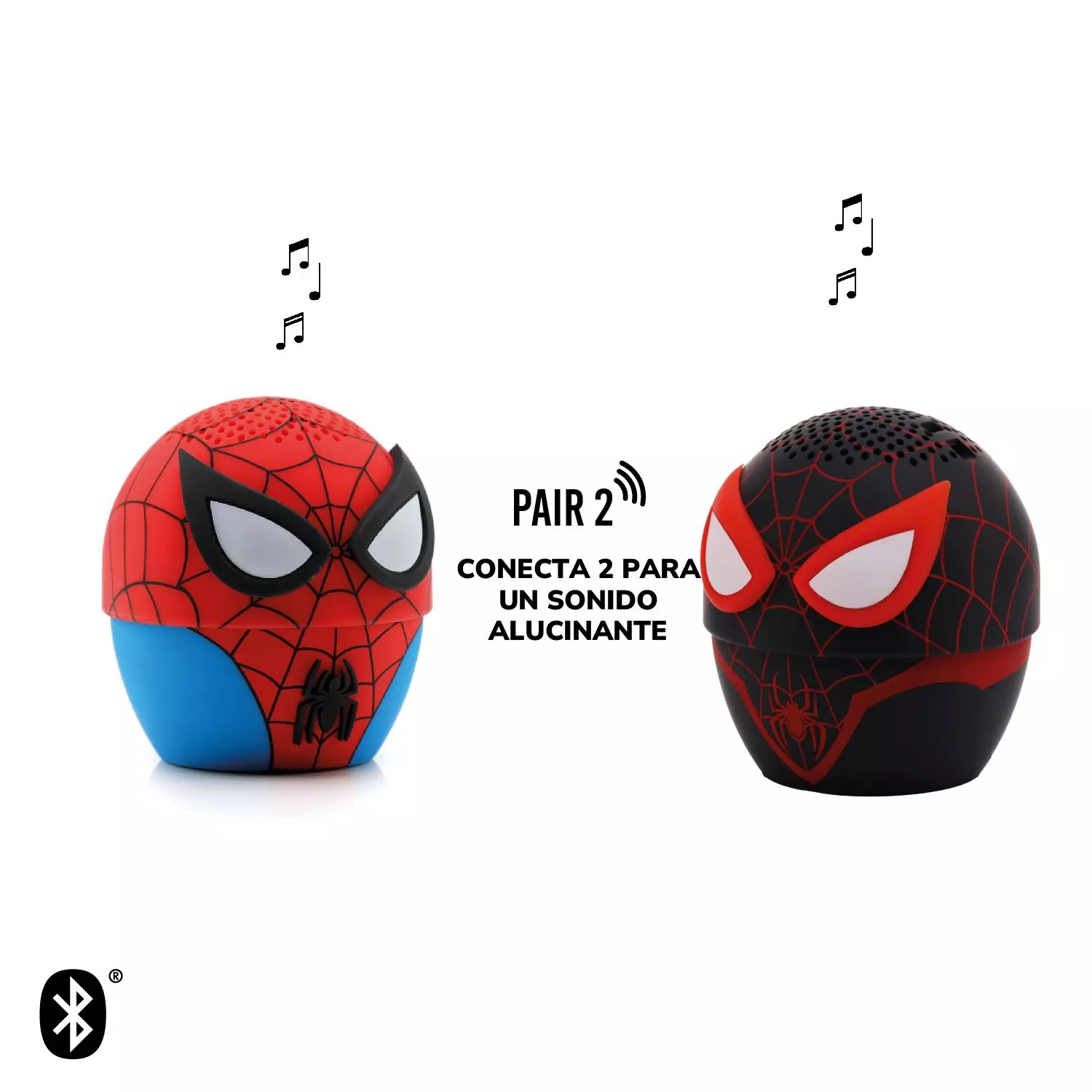 Parlante Bluetooth Portatil Spiderman Marvel Bitty Boomers-2