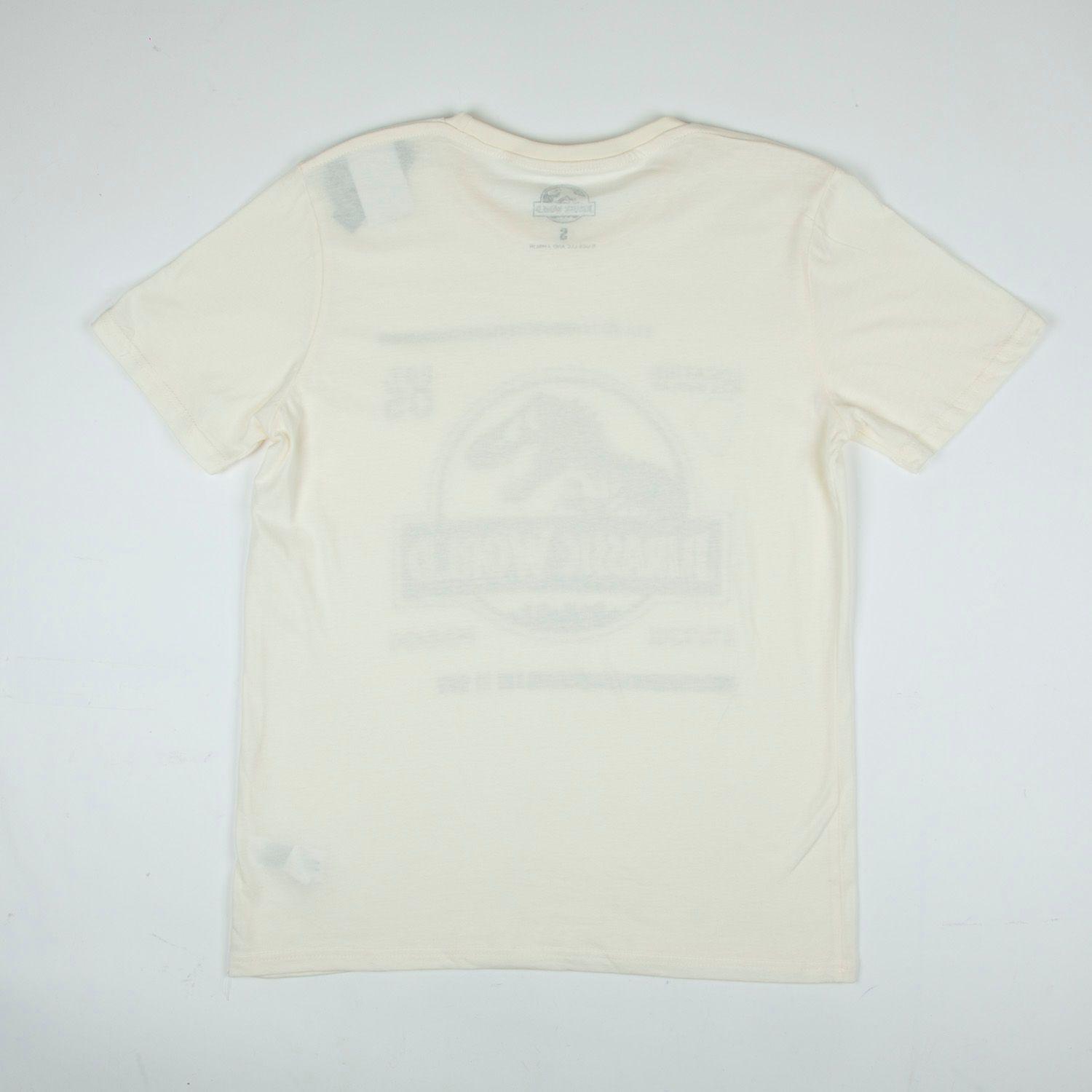 Polera Hombre Location Blanco Jurassic World-1