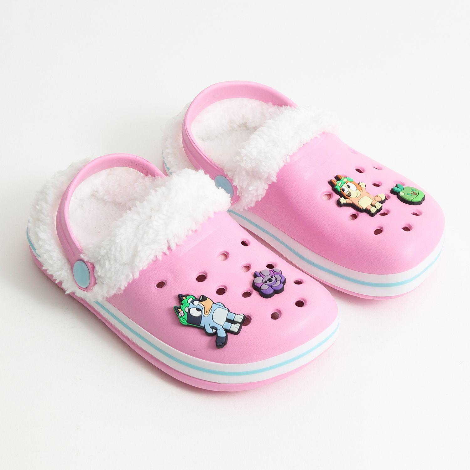 Zueco de Eva Niña Chiporro Pins Rosado Bingo & Bluey-1