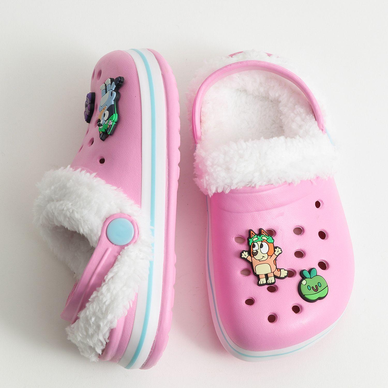 Zueco de Eva Niña Chiporro Pins Rosado Bingo & Bluey-3