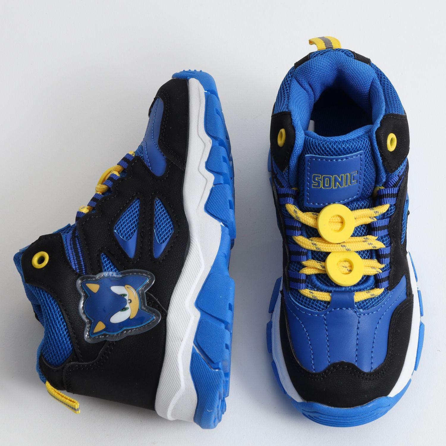 Zapatilla Outdoor Niño Personaje Azul Sonic-3