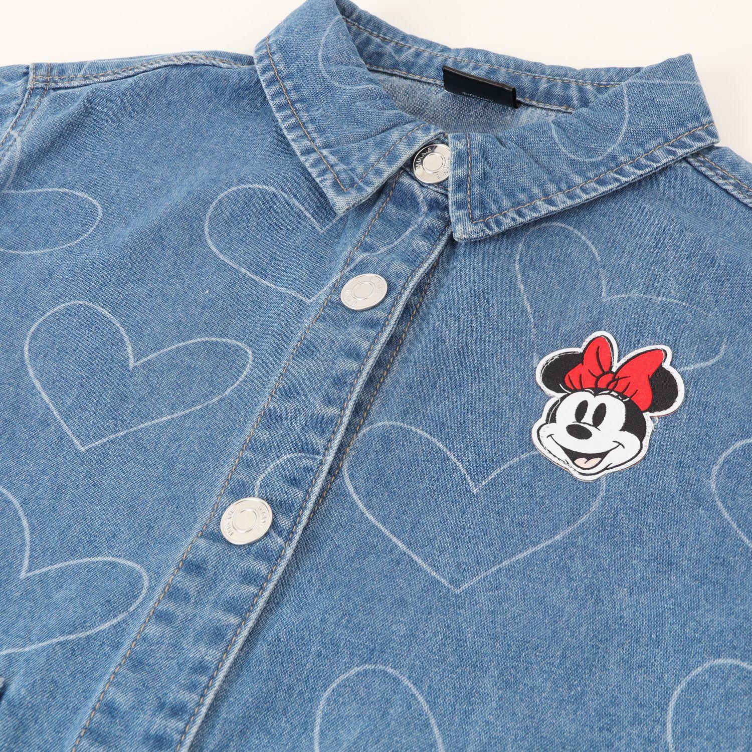 Chaqueta Denim Niña Minnie Corazones Azul Disney-1