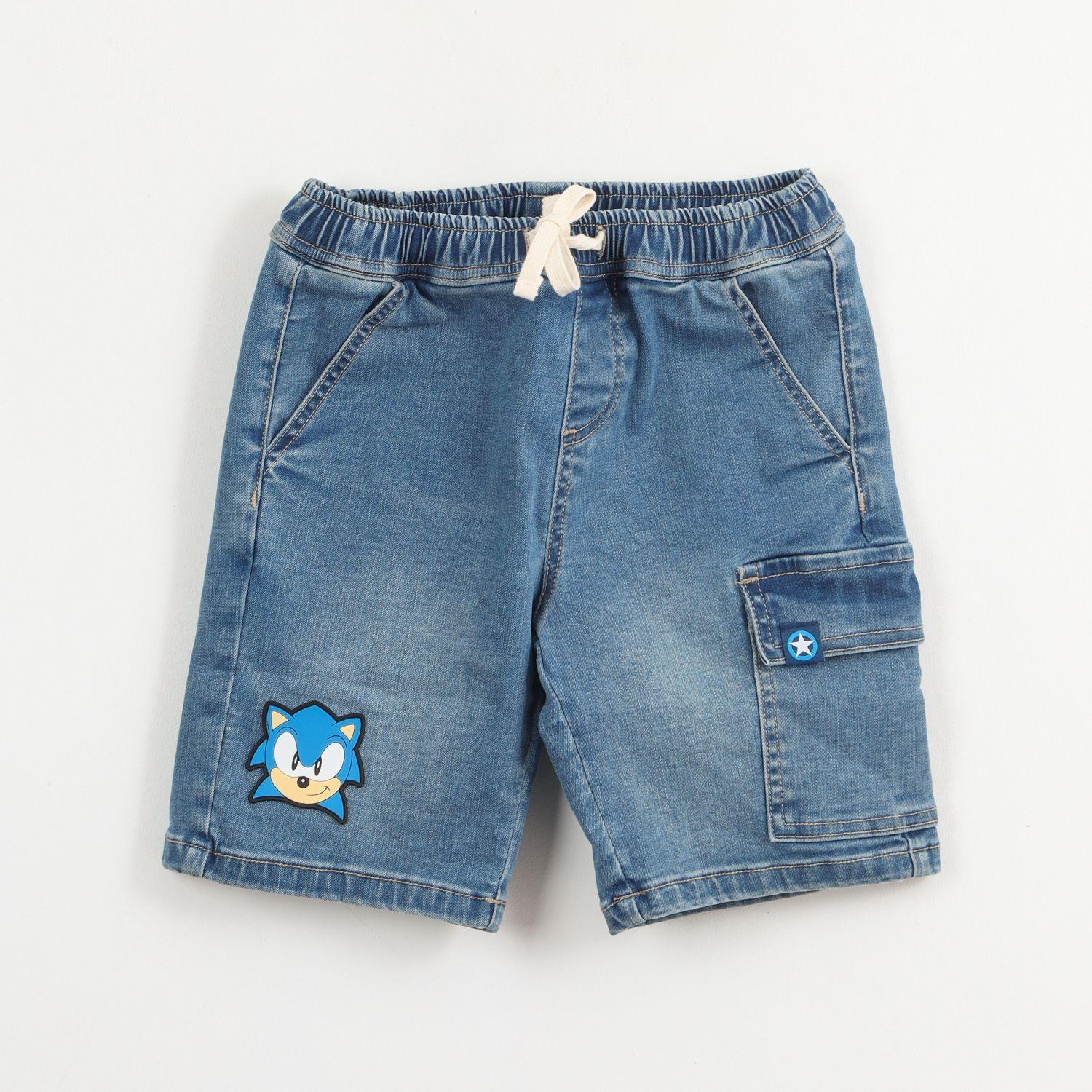 Short Niño Azul Mezclilla Sonic-0