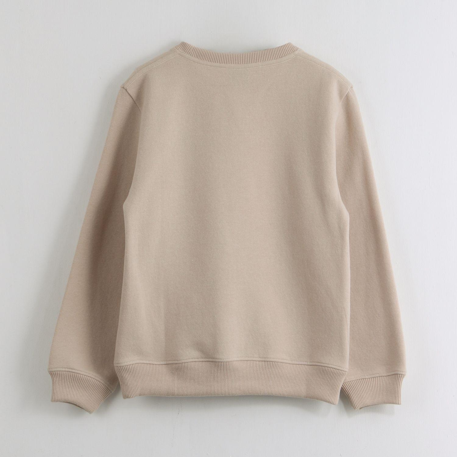 Polerón Cerrado Niña Huntrx Kpop Demon Hunters Beige-1