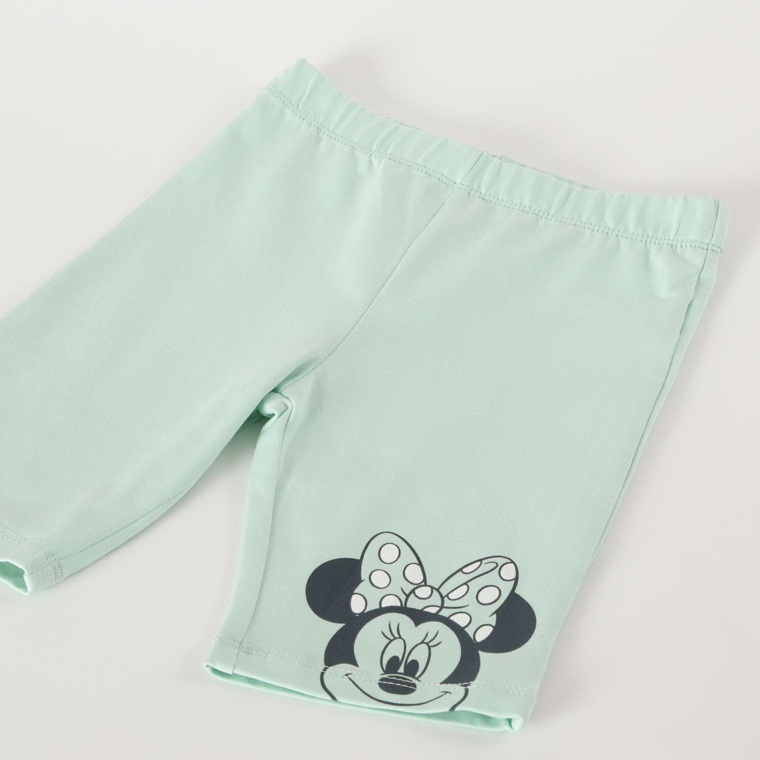 Conjunto Niña Rayas Minnie Blanco Disney-3