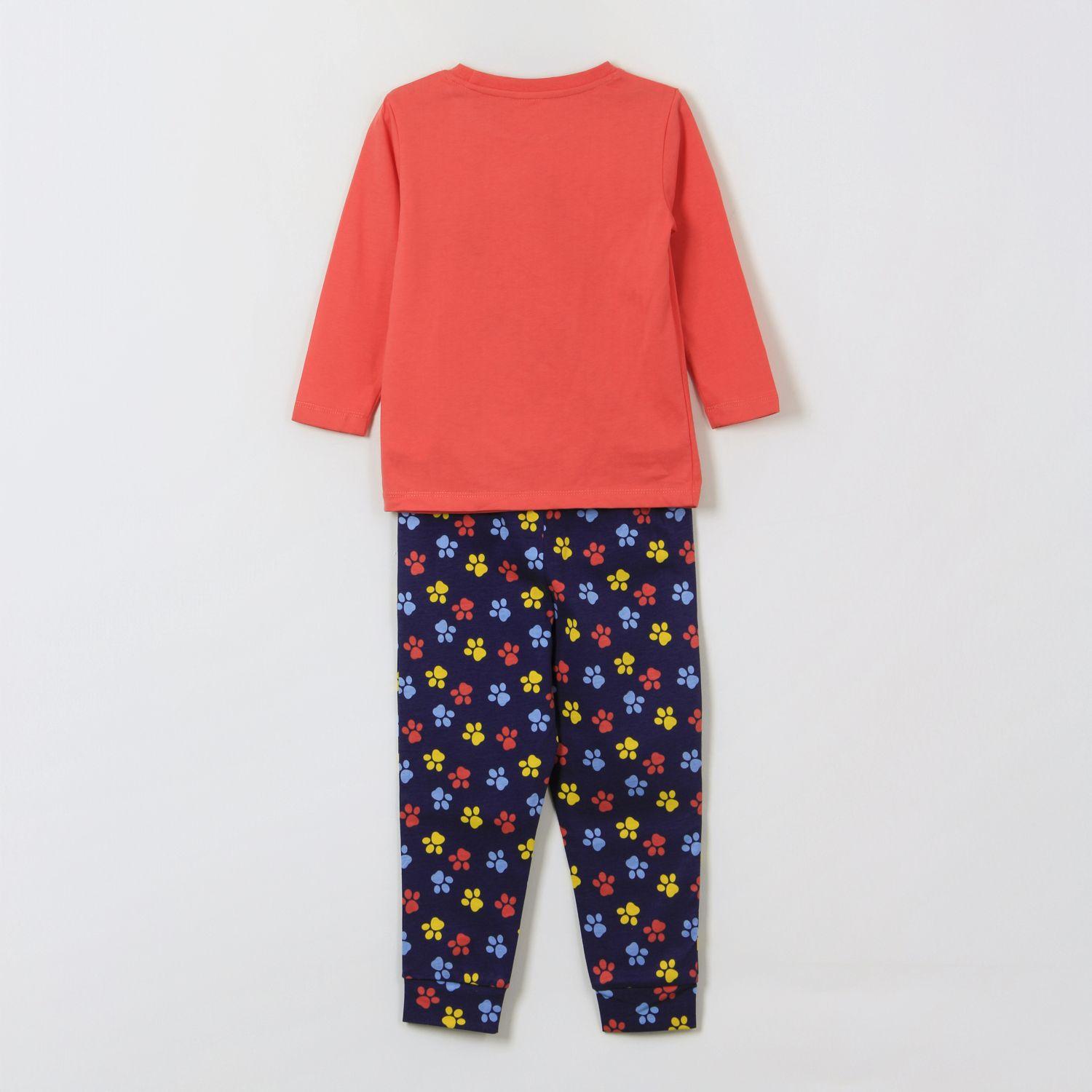 Pijama Manga Larga Niño Marshall Rojo Paw Patrol-1
