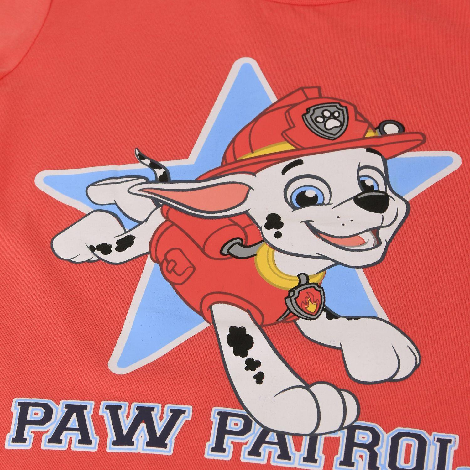 Pijama Manga Larga Niño Marshall Rojo Paw Patrol-2