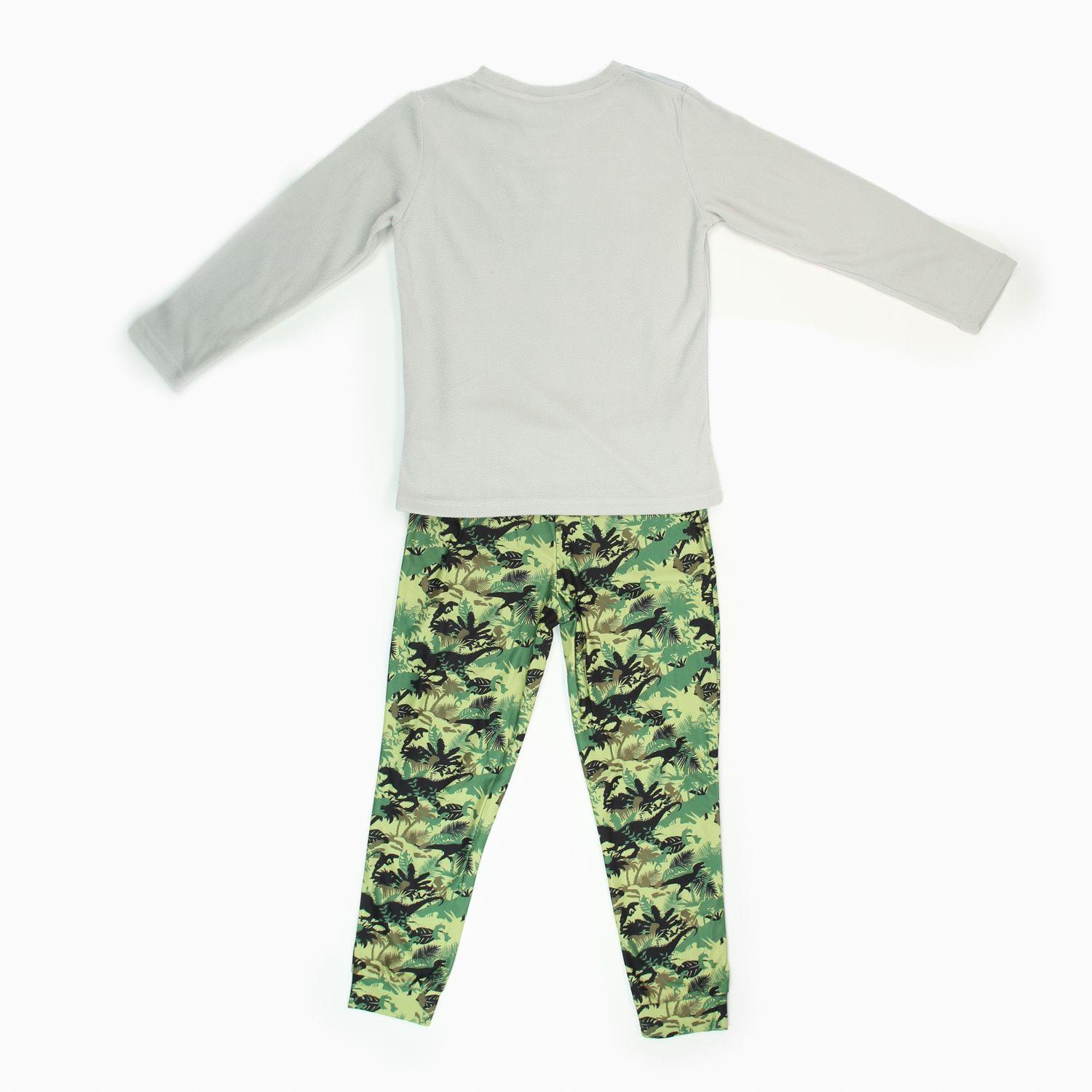 Pijama Niño Trio Gris Jurassic World-1