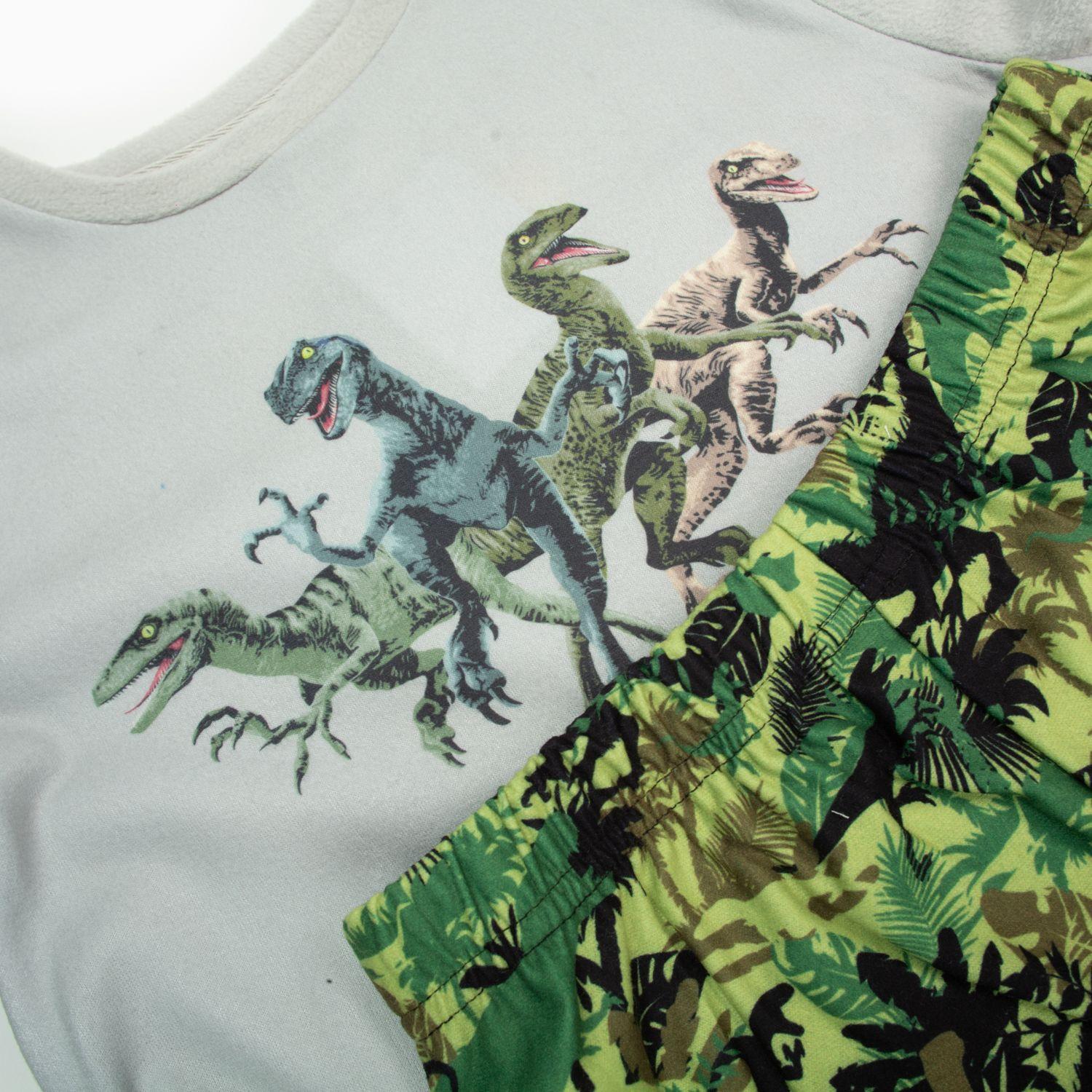 Pijama Niño Trio Gris Jurassic World-2