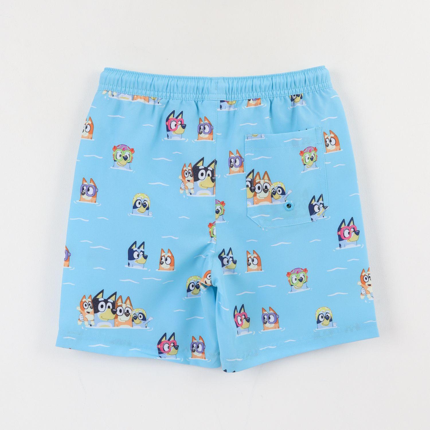 Short Niño Celeste Full Print Bluey & Friends Bluey-1