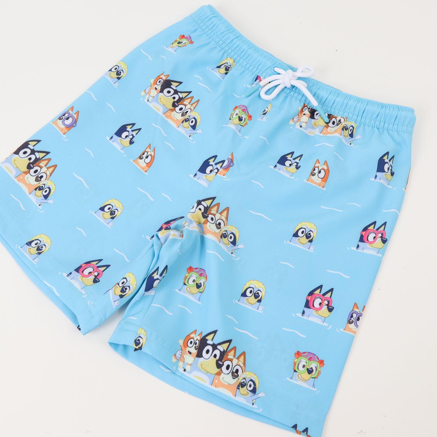 Short Niño Celeste Full Print Bluey & Friends Bluey-2