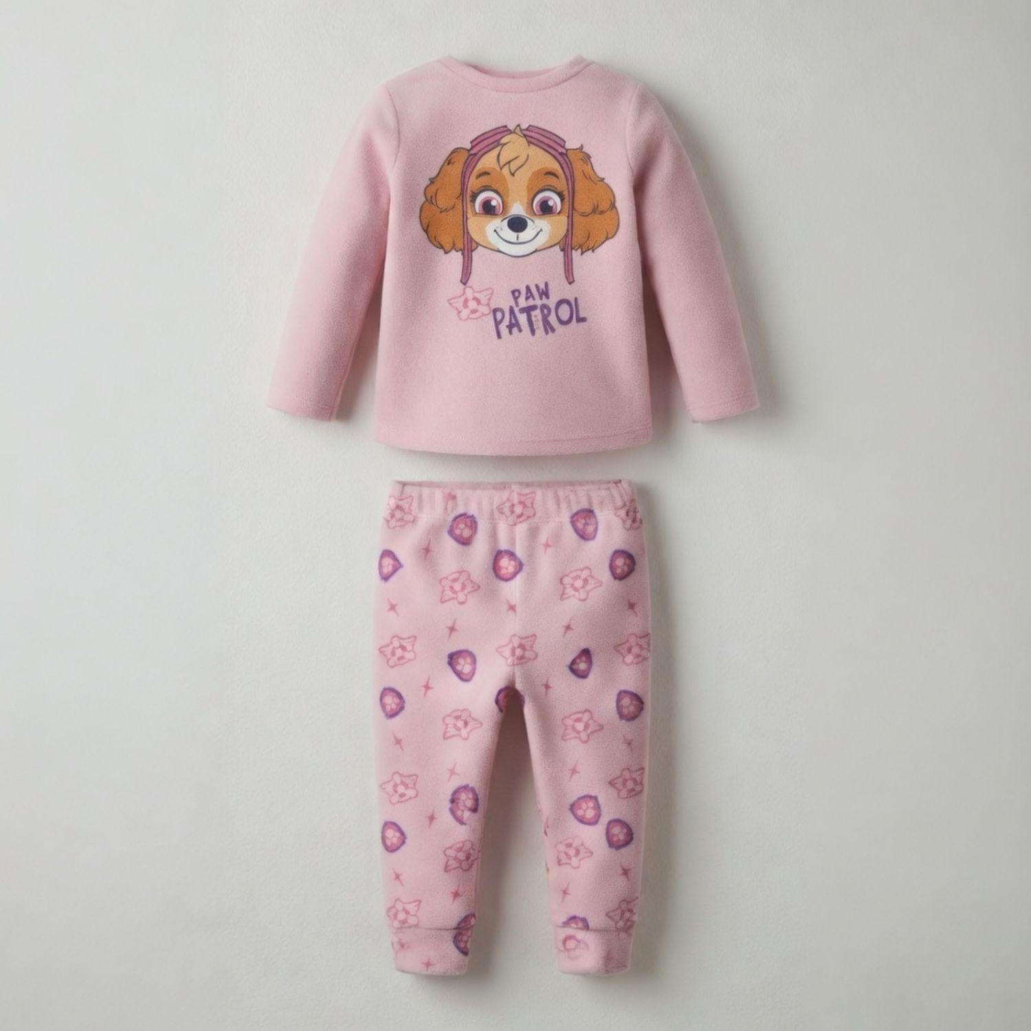 Pijama Manga Larga Niña Print Skye Rosado Paw Patrol-0