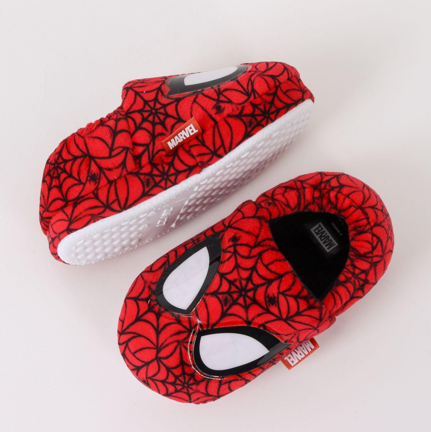 Pantufla Niño Telaraña Spiderman Ojos Rojo Marvel-2