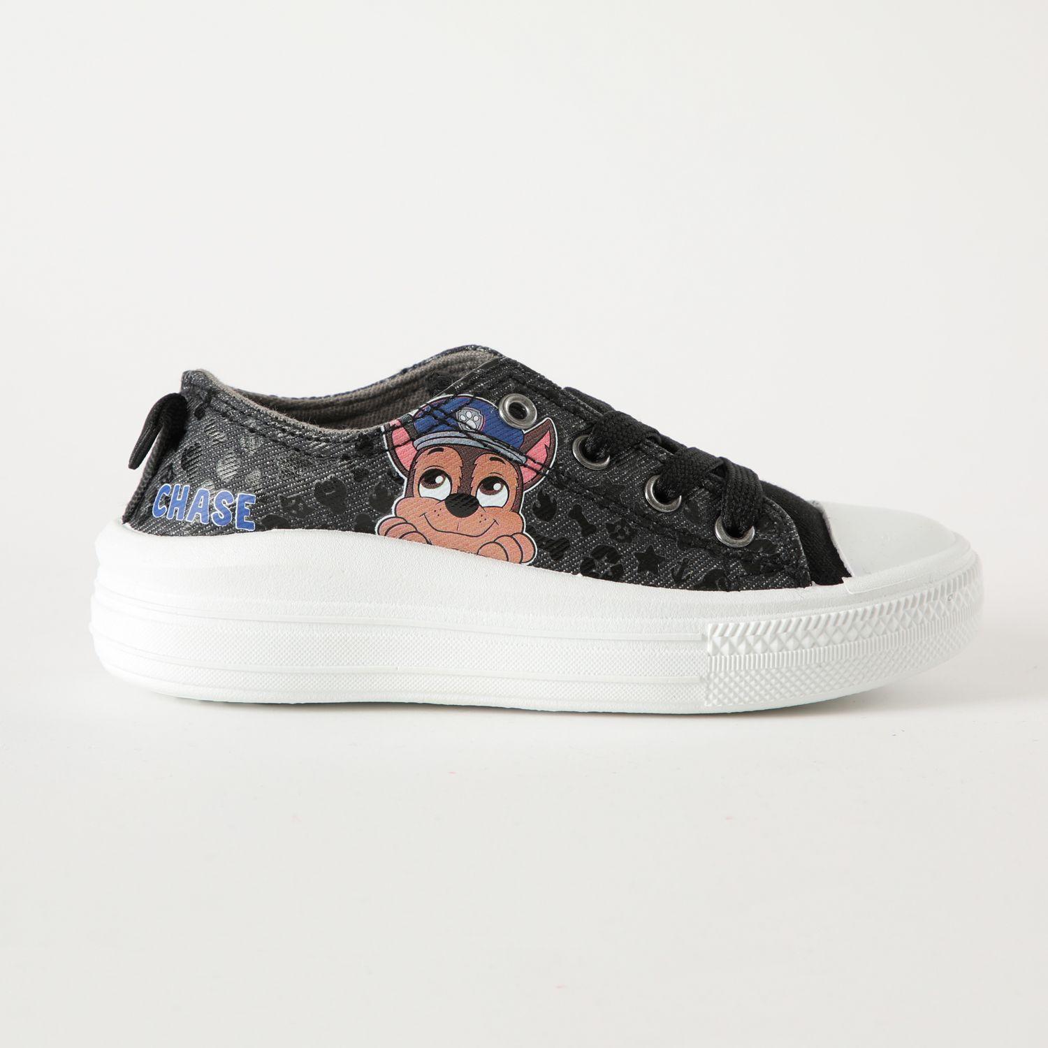 Zapatilla Lona Niño Chase Negro Paw Patrol-0