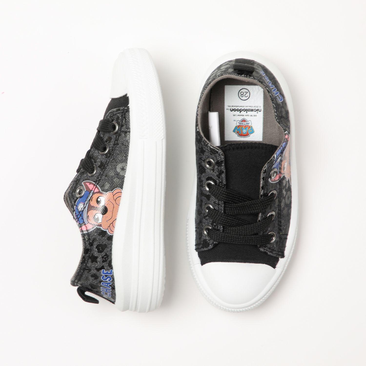 Zapatilla Lona Niño Chase Negro Paw Patrol-3