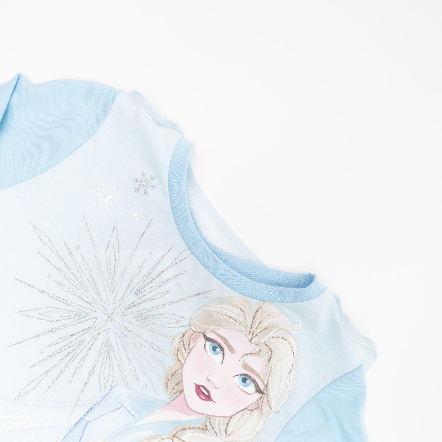 Pijama Niña Frozen Capa Celeste Disney-2