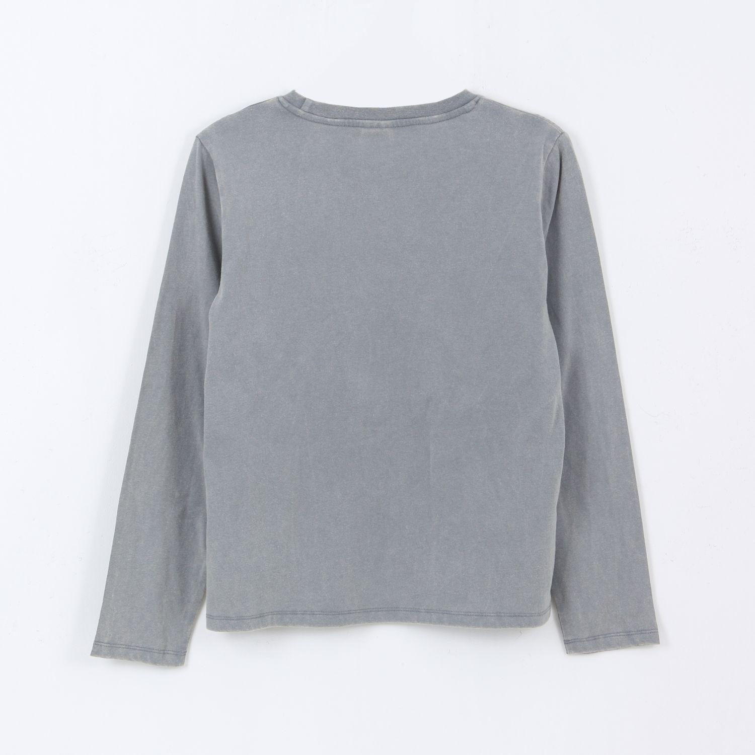 Polera Manga Larga Niña Minnie Mouse Gris Disney-1