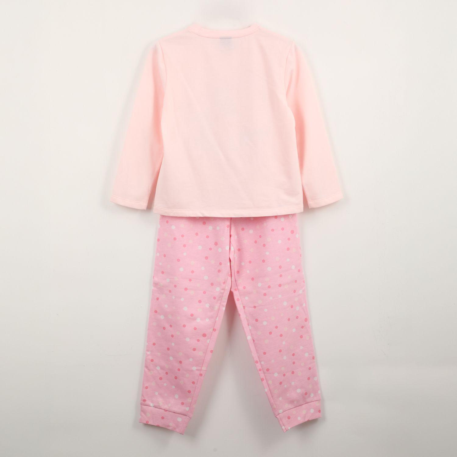 Pijama Manga Larga Niña Minnie Mouse Rosado Disney-1