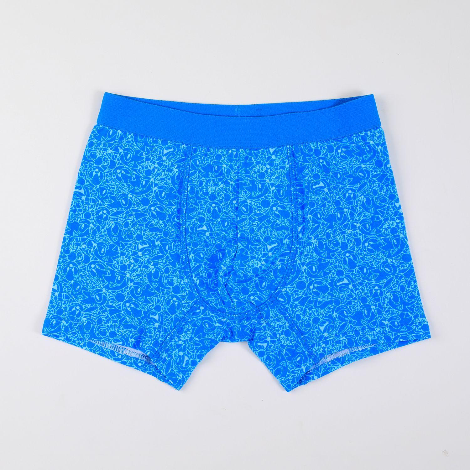 Tripack Bóxer Niño Full Print Azul Sonic-3