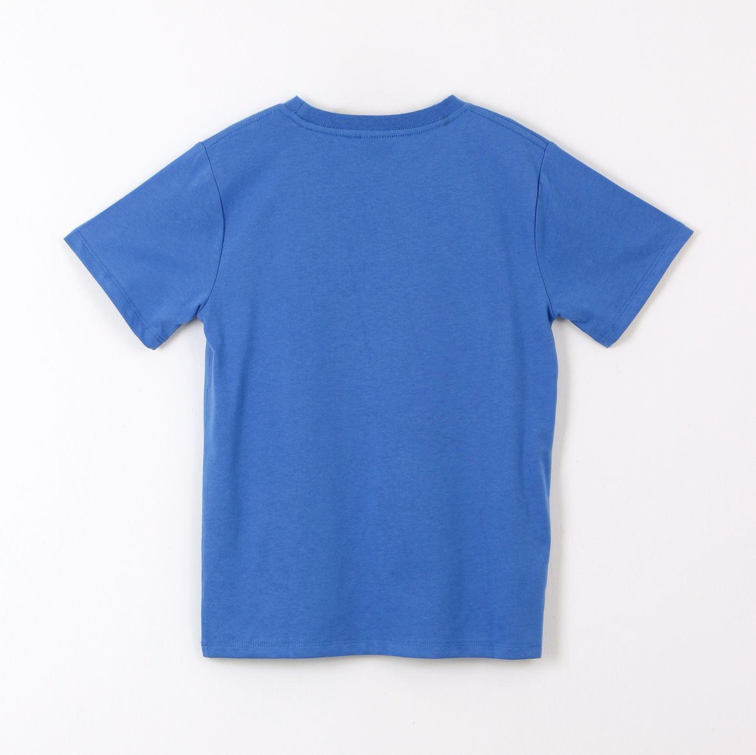 Polera Manga Corta Niño Sonic Cara Azul-1