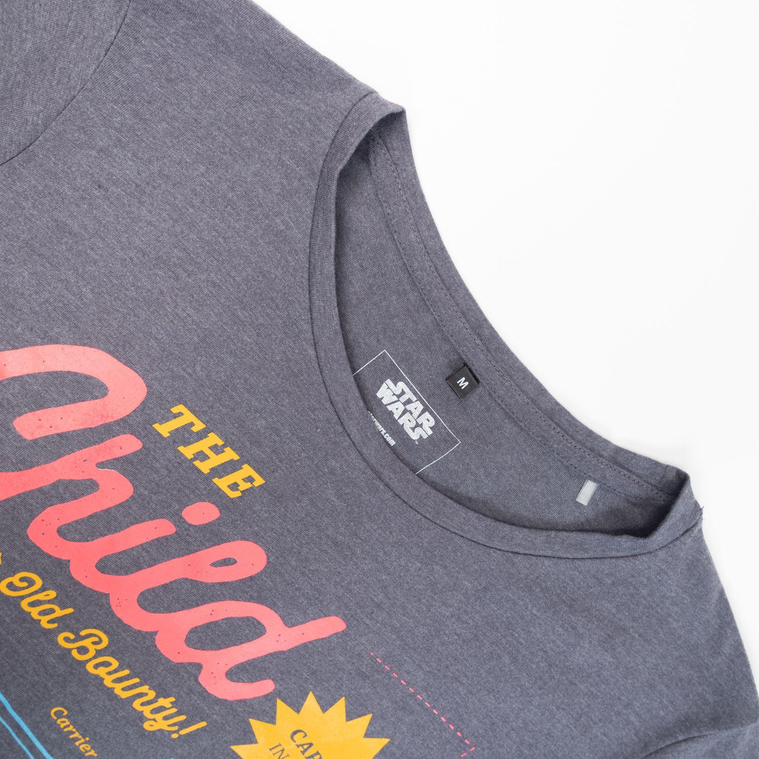 Polera Mujer  Star Wars  Grogu Colors Gris-1