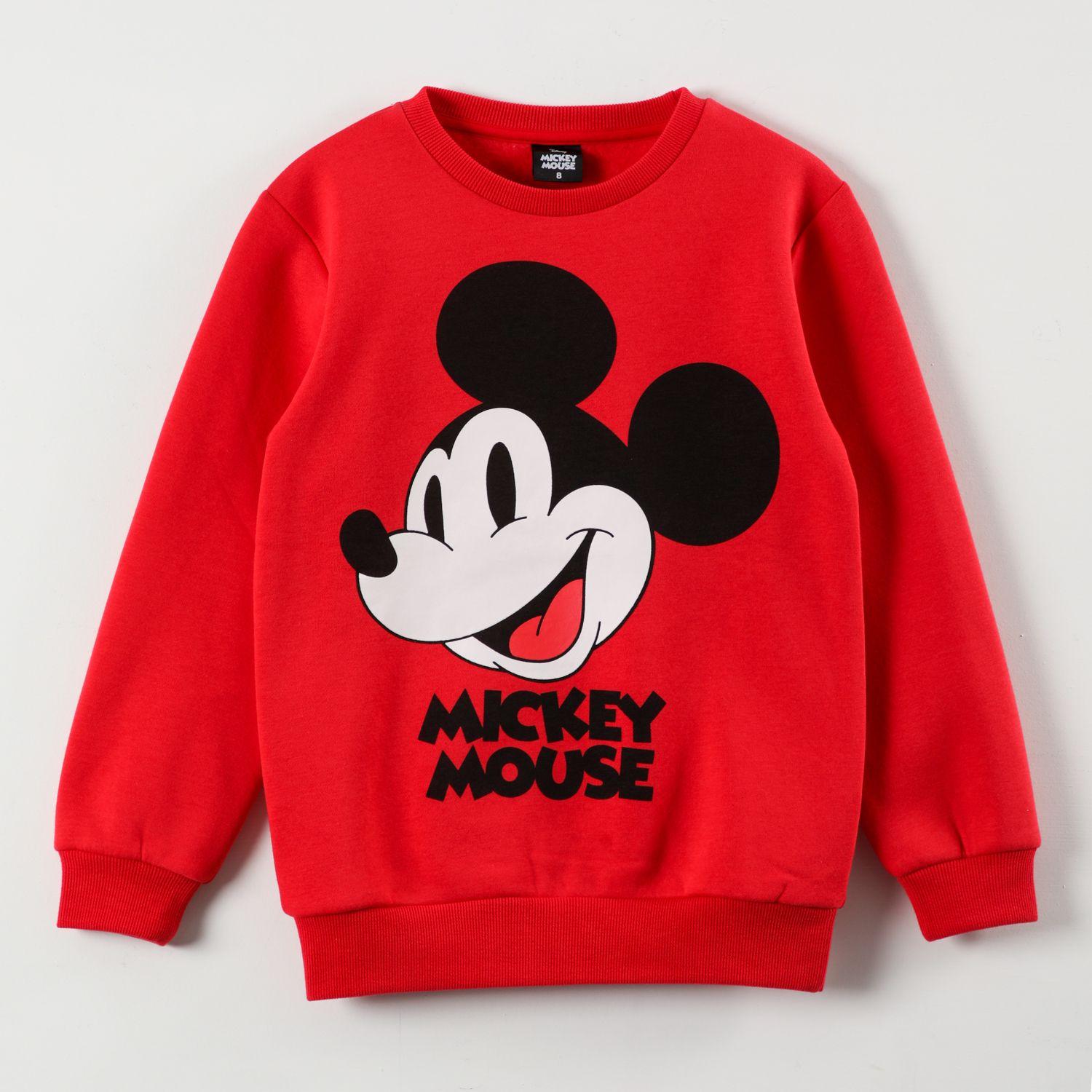 Poleron Niño Mickey Happy Rojo Disney-0
