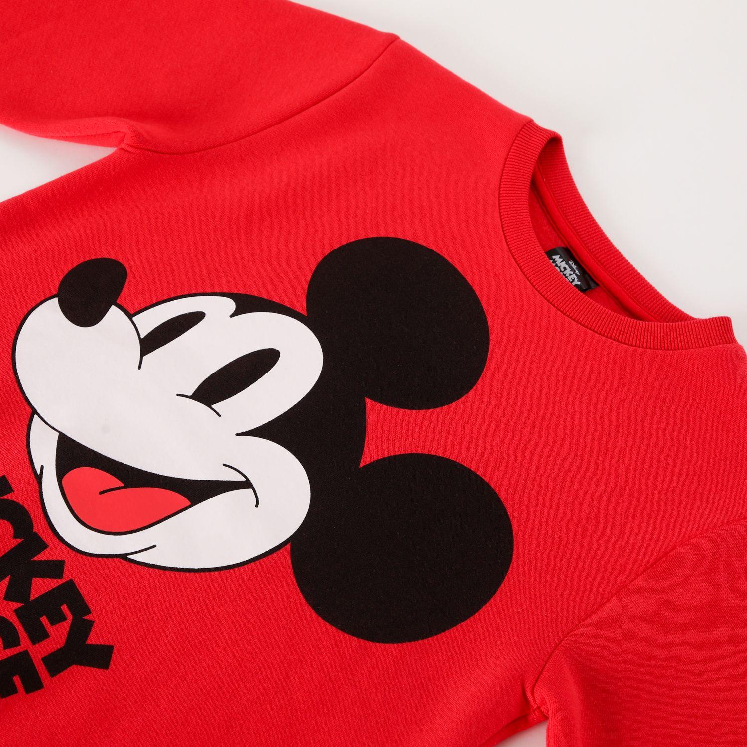 Poleron Niño Mickey Happy Rojo Disney-1
