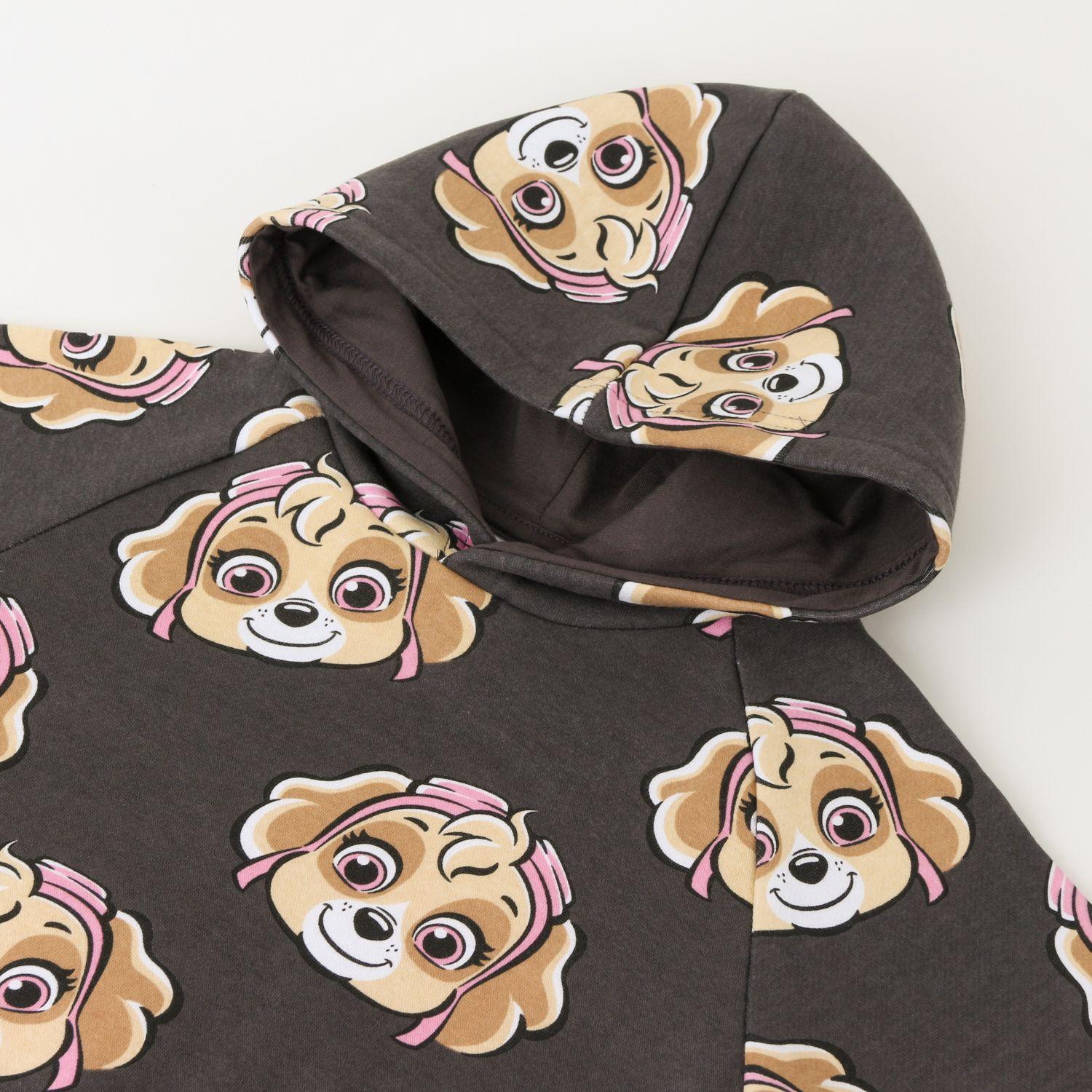 Conjunto Buzo Niña Full Print Skye Gris Paw Patrol-2