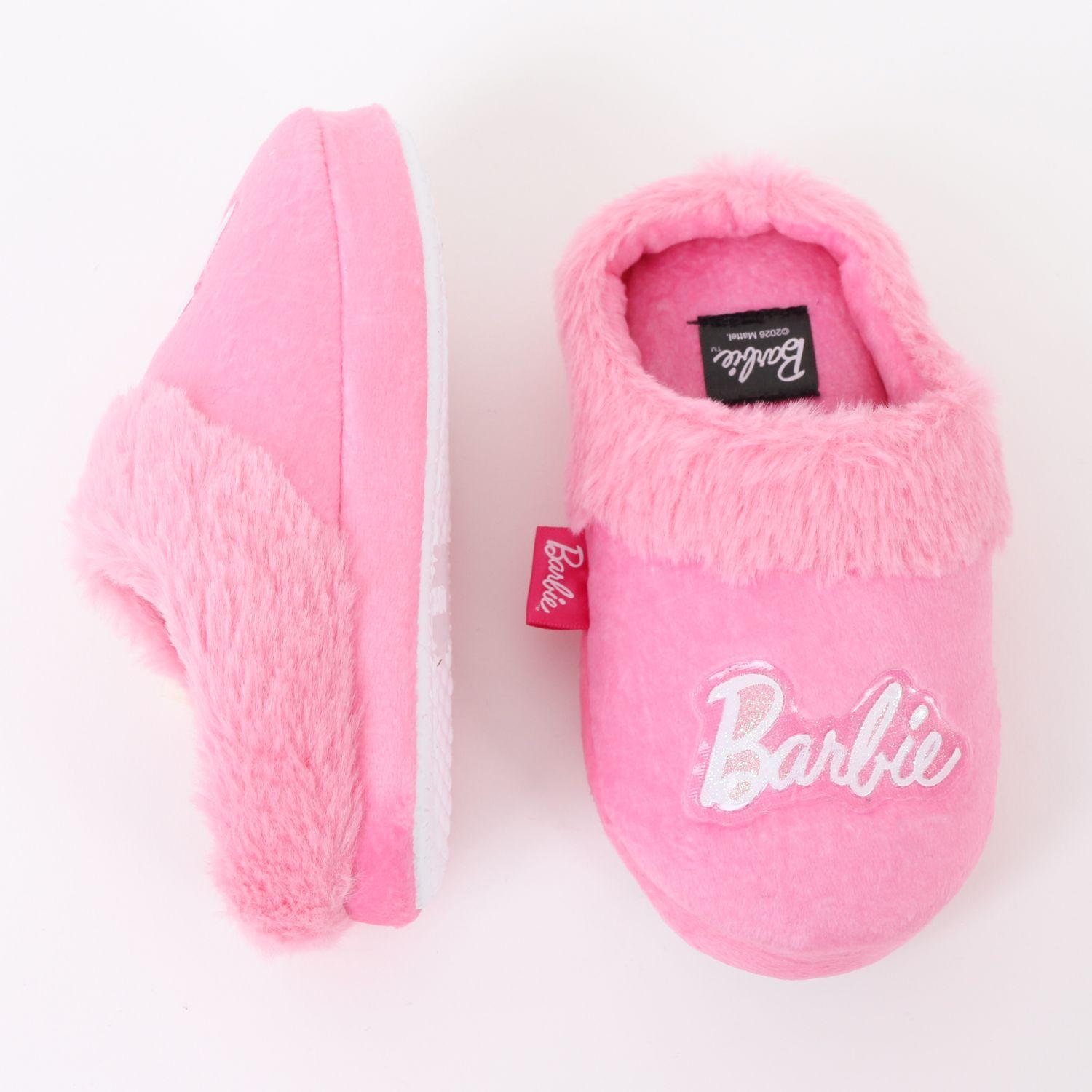 Pantufla Niña Invernal Logo Rosado Barbie-3