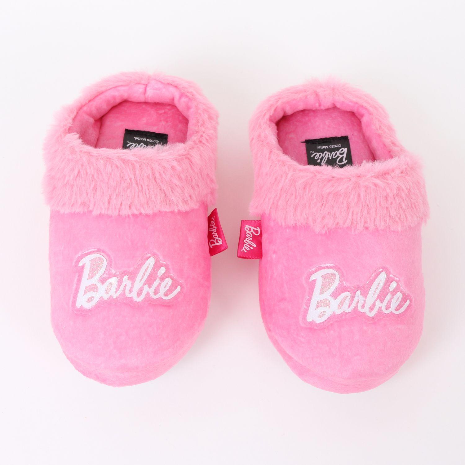 Pantufla Niña Invernal Logo Rosado Barbie-4